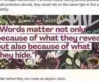 Words Matter - a helpful note from Sheffield City of Sanctuary